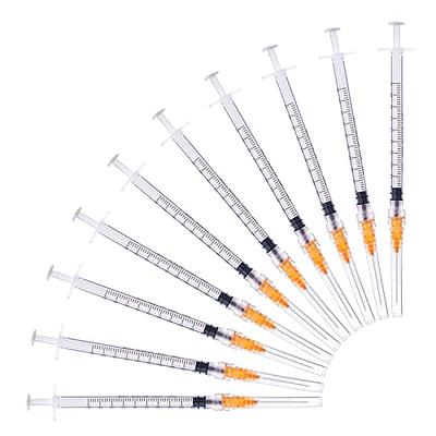 2.5ml Disposable Luer Lock Syringes with 25G 1 Inch Needle Individual  Package - Pack of 100 - Yahoo Shopping