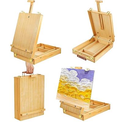  Tabletop Easel A3 Painting Easel with Smooth Surface,  Adjustable Angle Art Easel for Artists, Children, Beginners & Student