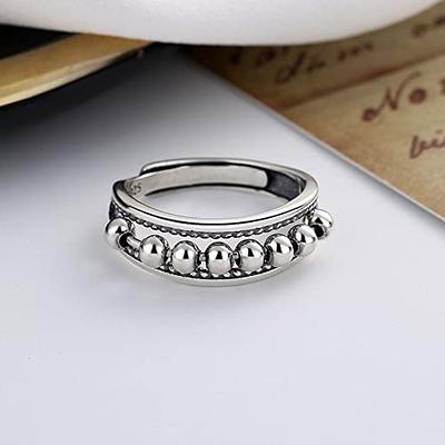 Buy LILIYUAN Spinner Ring Stainless Steel Fidget Ring Anxiety Ring, Wedding  Ring Cool Spinner Rings, Anxiety Ring for Men at Amazon.in