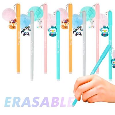 Colourcolor Retractable Erasable Gel Pens Clicker Fine Point, 8