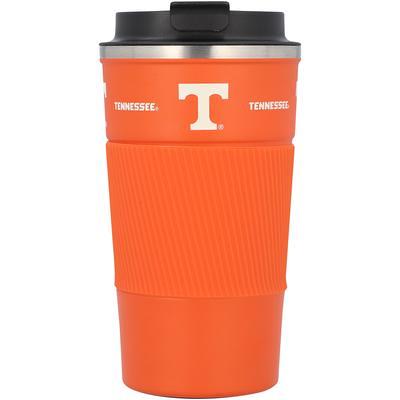 Texas Rangers 18oz Coffee Tumbler with Silicone Grip