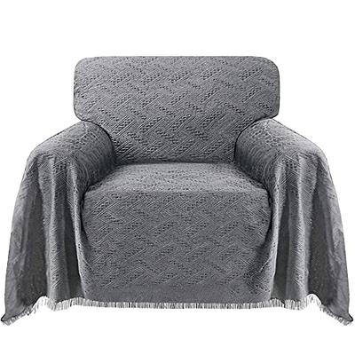 Cotton sofa cover couch cover grey couch protector sofa throw cover for  dogs feature geometrical woven jacquard fabric