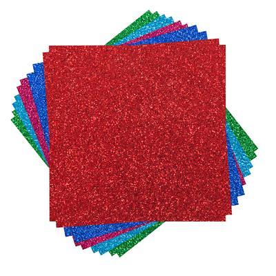 Cricut Glitter Cardstock Sampler, Brights, 12 x 12