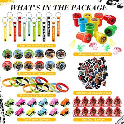 Party Favors for Kids - Carnival Prizes Bulk Toys Assortment Goodie Bags  122 pcs