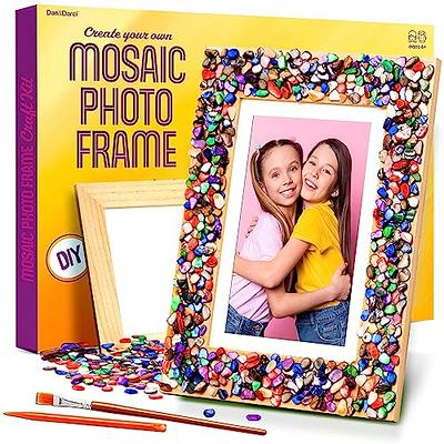 Mosaic Craft Set DIY Mosaic Kit for Kids for Kids Arts and Crafts for Kids  Ages 8-12 Creativity DIY Mosaic Family Kit DIY Mosaic Kit for Kids