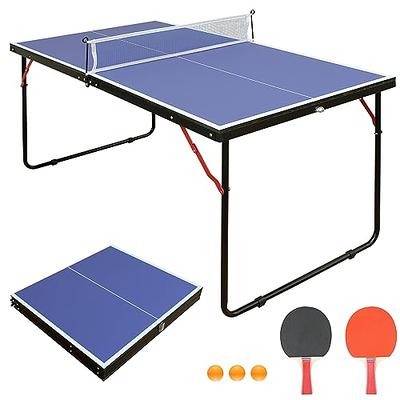 Ping Pong Table  Tennis Foldable Table, Paddles and Balls Set –  WarehousesChoice