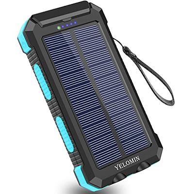 Portable Charger Power Bank - 30000mAh Solar Charger 2 USB Ports High-Speed  Panel External Battery Pack for iPhone Android and More 