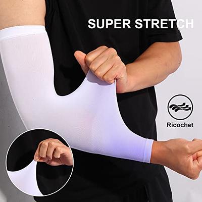 2-Pairs Arm Sleeves for Men and Women - Tattoo Cover Up - Cooling Sports  Sleeve - White & Purple - Yahoo Shopping