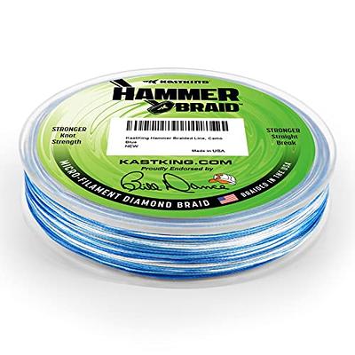 KastKing Hammer Braid Fishing Line, Camo Blue, 4 Strand, 20LB