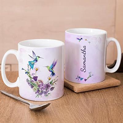 Wassmin Personalized Hummingbird Mug Cup Hummingbird Gifts For