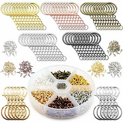 600Pcs Key Chain Rings,200Pcs 25mm Keychain Rings with Chain and 200Pcs  Jump Rings with 200Pcs Screw Eye Pins for Resin,Crafts and Keychains Making  - Yahoo Shopping