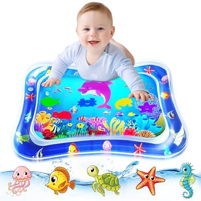 Tummy Time Water Mat Inflatable Baby Water Play Mat For Kids Perfect  Sensory Toys For Baby Early Development Activity Centers For Infants  Toddlers 3