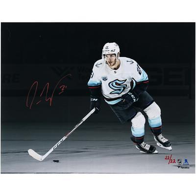 Moritz Seider Detroit Red Wings Autographed 16'' x 20'' 2022 Calder