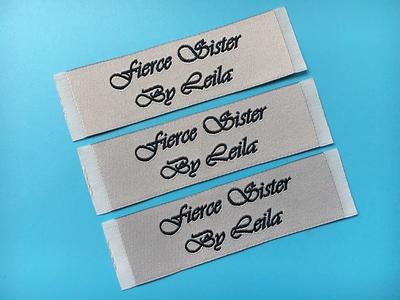 500 Woven Labels, Custom Woven Clothing Labels,custom Clothing