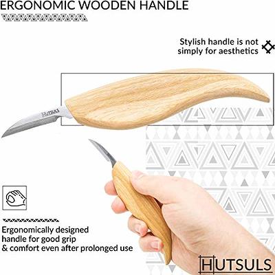 Wood Carving Tools Set, Wood Whittling Kit for Beginners Kids and Adults -  Wood Carving Kit with Detail Wood Carving Knife, Whittling Knife, Wood