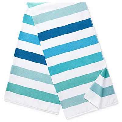 4 Pack of Cabana Beach Towels Extra Large 30x70 Soft Cotton Towel