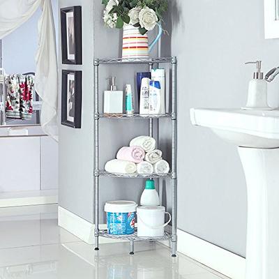 Corner Shelf Stand 3 Tier Organizer Rack Bathroom Storage Shelves