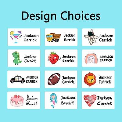 100PCS Name Stickers for Kids Personalized Custom Name Labels for