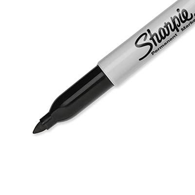 Sharpie Permanent Markers, Fine Point, Assorted Colors, 12 Count