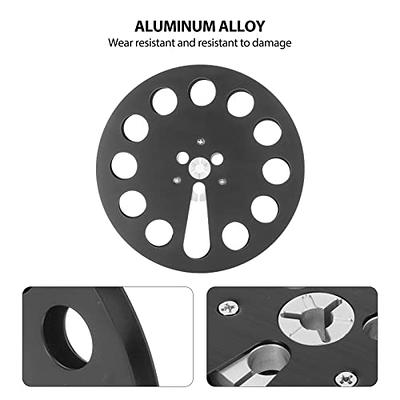 1/4 7 Inch Empty Tape Reel, 11 Holes Universal Aluminum Alloy Open