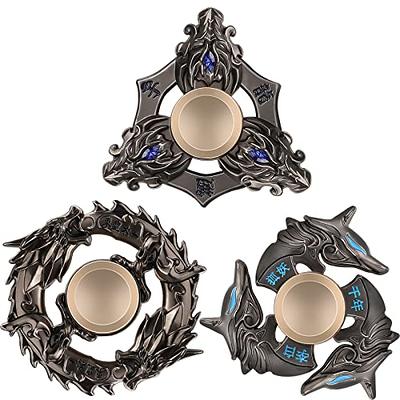 BBTO 3 Pieces Dragon Spinner Metal Spinners Cool Fingertip Spinners Metal  Finger Spinner for Anxiety Stress Relief Toy Party Favor Christmas Gifts  (Black) - Yahoo Shopping