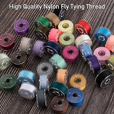 Alwonder 36 Colors Fly Tying Thread, 200D Light Color Scheme Nylon