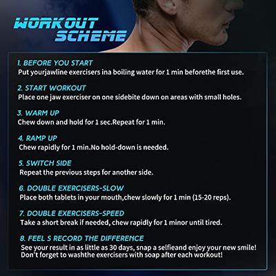  Jaw Exerciser for Men & Women – 3 Resistance Levels (6