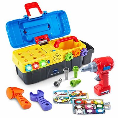  Deejoy Kids Tool Bench, Realistic and Electric Drill,  Transformable Tool Set, Toddler Bench Pretend Play Learning Gift for Boys &  Girls Age 3-5 : Toys & Games