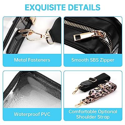 KAXRUO Clear Bag Stadium Approved,Clear Crossbody Purse Bag for Women with  Purse Strap Replacement,Transparent Bag Sports Events PVC Clear Shoulder -  Yahoo Shopping