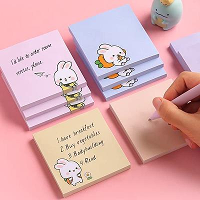 4 Pack 80Sheets Per Pack 3.15x3.15in Self-Stick Note Pads, Kawaii Sticky  Notes,Cute Sticky Notes,Korean Sticky Notes,Cute Stationary,Cute School  Supplies Aesthetic (Happy Rabbit) - Yahoo Shopping