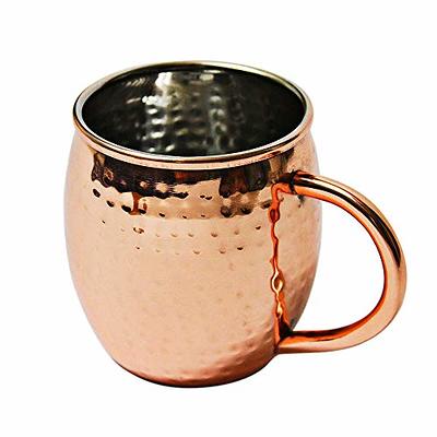 HAMMERED COPPER INSULATED 20 OZ TUMBLER MOSCOW MULE DRINK GLASS