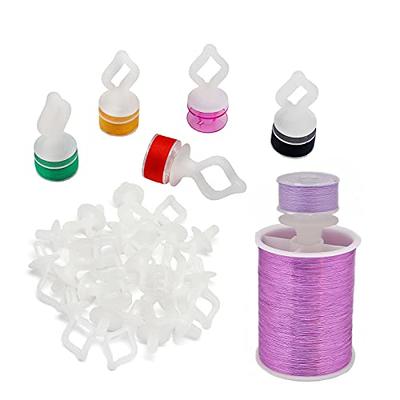 Fbshicung 48PCS Semi Clear Bobbin Clips,Silicone Sewing Bobbin Holder Clamps  Color-Match Bobbin and Thread Together for Sewing Thread Storage and  Organization,Fits Type M, L and A Bobbins - Yahoo Shopping