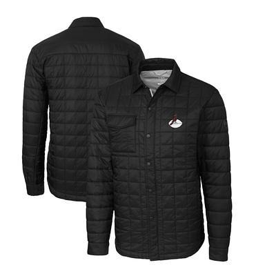 Chicago Bears Cutter & Buck Helmet Rainier PrimaLoft Eco Insulated Quilted  Button-Up Shacket - Navy