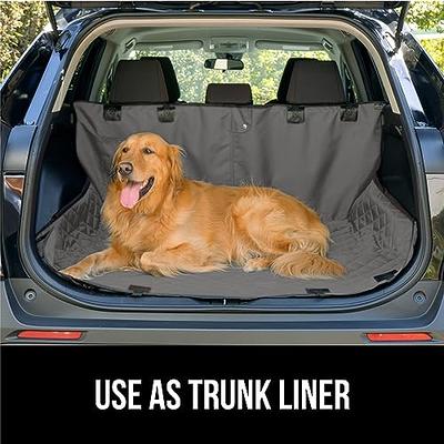 Gorilla Grip Waterproof Heavy Duty Easy Clean Dog Car Seat Cover, Grip Dot  Backing, Back Seat Protector for Dogs Muddy Paws, Tear Resistant Hammock,  Truck Sedan SUV, Pet Travel Accessories, Gray 