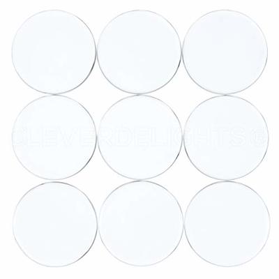 CleverDelights 25mm (1) Round Flat Glass Tiles - 25 Pack - Yahoo Shopping