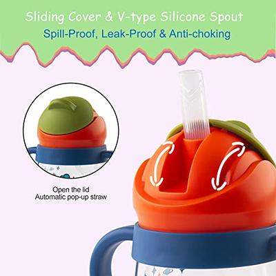 Sippy Cup for Baby Months 6+, Weighted Straw Non Spill Cup for Toddlers,  Baby Straw Cup with Handles, Spill-Proof, Leak-Proof Soft Spout Cup 260ml,  BPA Free - Yahoo Shopping