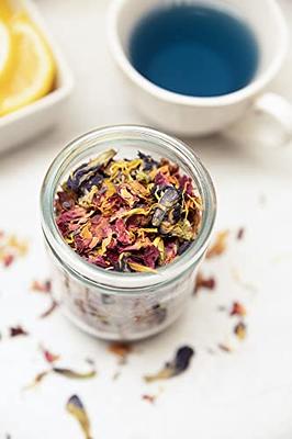 Red Rose Tea - Rose Tea - Rose Flower Tea - Organic Tea - Chinese Tea -  Herbal Tea - Tea - Loose Tea - Loose Leaf Tea - 1oz