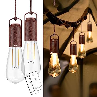 Portable Retro Camping Lantern Hanging Dimmable COB Brightness