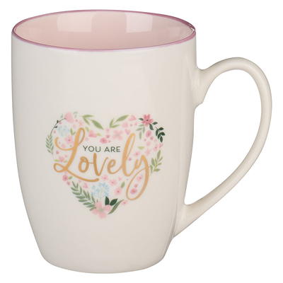 12oz Cafe Mug with Lid - Rose Gold