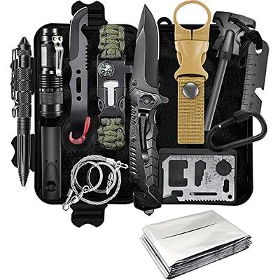 KEPEAK Survival Kit, Survival Gear and Equipment 14 in 1, Emergency Survival  Tool Cool Gadgets for Outdoor Emergency Camping Hiking - Yahoo Shopping