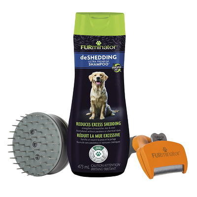 FURminator Undercoat DeShedding Tool, for Medium Dogs, Long Hair 