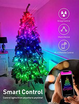 Aoycocr Smart WiFi Fairy Lights, 66Ft Christmas Lights Work with