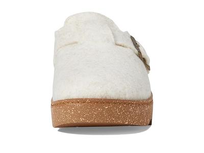 Hannah Rosanna Orange Bow Faux Fur Slippers