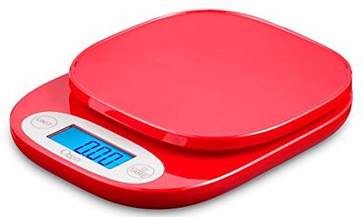 Ozeri Touch III 22 lbs (10 kg) Baker's Kitchen Scale with Calorie Counter,  in Tempered Glass