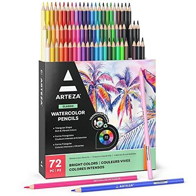 Artistik Colored Pencil Set - (47 Pieces) Vivid 3.5 mm Artist Grade Drawing & Sketching Colored Pencils for Adults Coloring Books, Wat