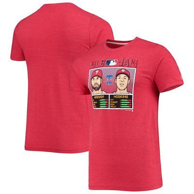 Kyle Seager & Marcus Semien Texas Rangers Homage MLB Jam Tri-Blend T-Shirt  - Heathered Royal
