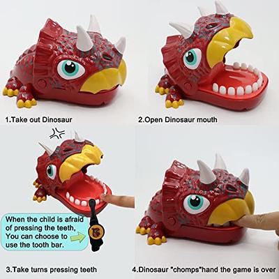 LANBOUY Dinosaurio Juguete zazaza, T Rex Dinosaur Toy Trigger The Roaring  Sounds Fidget Toys, Funny Dino Game Novelty Gift for Birthday Christmas Toys