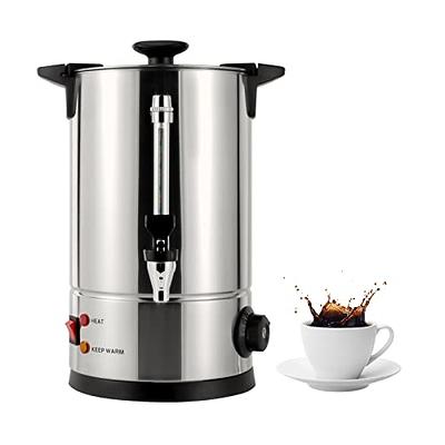 Large coffee maker 30-100 cup, Black and Stainless Coffee Urn