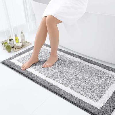 Unique Bargains Soft Plush Non-slip Extra Quick Dry Anti Skid Shaggy Bath  Mats Brown 20 X 32 : Target