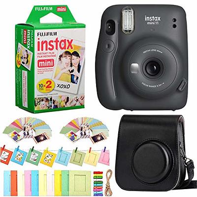 Fujifilm Instax Mini 12 Instant Camera with Case, Decoration Stickers,  Frames, Photo Album and More Accessory kit (Pastel Blue) 